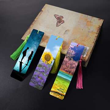 50 High-Quality Blank Sublimation Bookmarks for Crafting