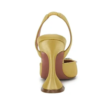 VETASTE Elegant Crystal Slingback High Heel Pumps