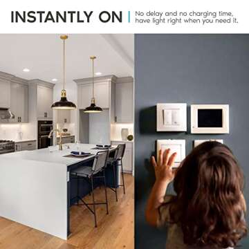 LUXRITE A19 LED Bulb 60W Equivalent, 3500K Natural White, 800 Lumens, Dimmable Standard LED Light Bu...