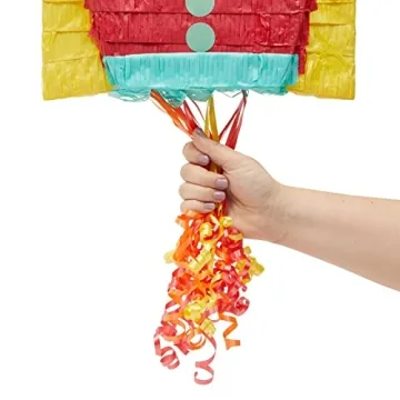 Space-Themed Rocket Ship Piñata for Kids' Parties