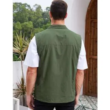 Gihuo Men's Lightweight Outdoor Vest – Versatile and Stylish