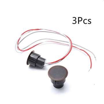 bnafes RC-36 Magnetic Door Swith NC+NO Recessed Security Window Door Contact Sensor Alarm Magnetic R...