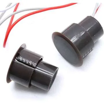 bnafes RC-36 Magnetic Door Swith NC+NO Recessed Security Window Door Contact Sensor Alarm Magnetic Reed Switch 3 Sets