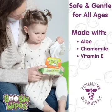 Boogie Saline Nose Wipes for Babies & Kids - Gentle & Soothing