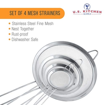 Premium Stainless Steel Strainers Set for Every Kitchen