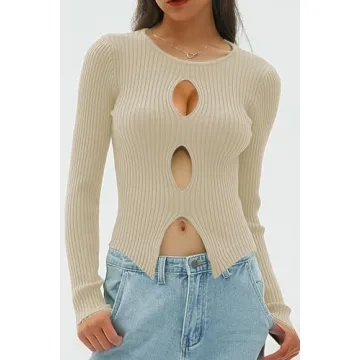 CHYRII Women's Stylish Cutout Winter Sweater For Every Occasion