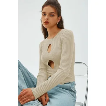 CHYRII Women's Stylish Cutout Winter Sweater For Every Occasion