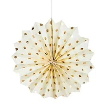 SUNBEAUTY Pack of 7 Paper Fans Decorations Kit Wedding Bridal Shower Baby Shower Birthday Decoration Hanging Paper Honeycomb Decoration, Cream Mint Green Rose Pink