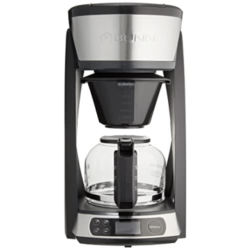BUNN Heat N Brew Programmable Coffee Maker, 10 cup, Stainless Steel, HB