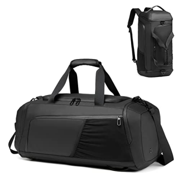 Waterproof Gym Duffle Bag with Shoe Compartment
