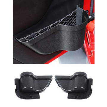 Upgrade Your Jeep with Savadicar DP3 Front Door Storage Pockets for 2011-2018 Wrangler