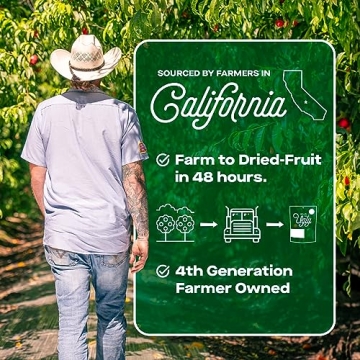 Natural Dried Peaches - Healthy Snack for All Ages