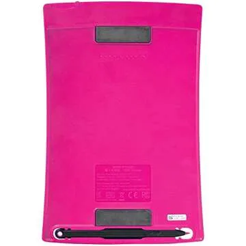 Boogie Board Jot Reusable Writing Tablet, Includes 8.5 in LCD Writing Tablet, Instant Erase, Stylus Pen, Built in Magnets & Kickstand, Pink