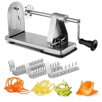 MITBAK Stainless Steel Spiralizer | Durable Veggie Slicer