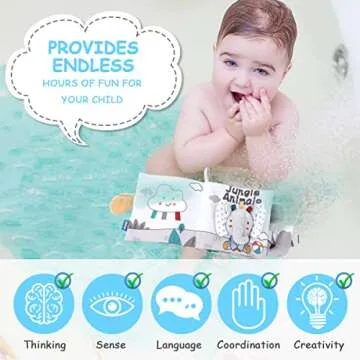 Vicloon 3D Cloth Baby Books for Infants 0-12 Months