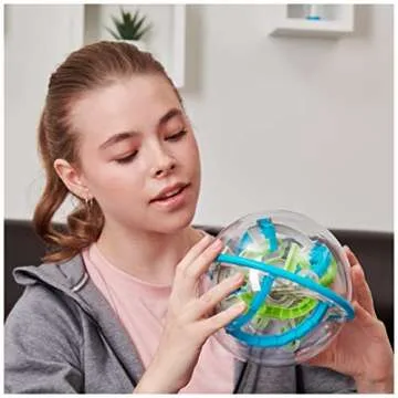 Perplexus Rebel 3D Maze Game Brain Teaser Gravity Puzzle Ball, Cool Stuff Adult Toy, Anxiety Relief Items, Sensory Toys for Adults & Kids Ages 8+
