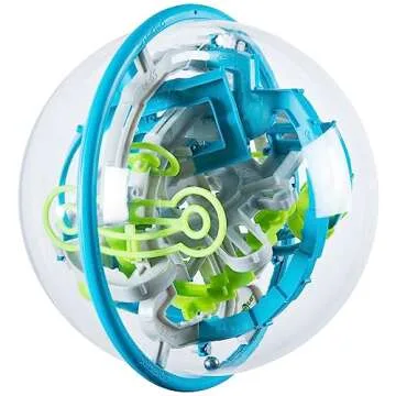 Perplexus Rebel 3D Maze Game Brain Teaser Gravity Puzzle Ball, Cool Stuff Adult Toy, Anxiety Relief Items, Sensory Toys for Adults & Kids Ages 8+