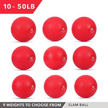 Weighted Slam Ball for Intense Functional Training – 40 lbs