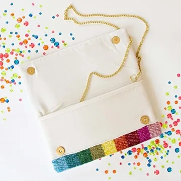 Pretty Robes MRS Rainbow Bride Clutch for Special Occasions