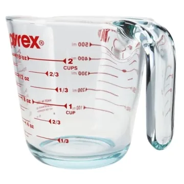 Durable Pyrex 2-Cup Glass Measuring Cup for Every Kitchen