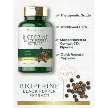 Carlyle Bioperine 10mg | Enhance Nutrient Absorption