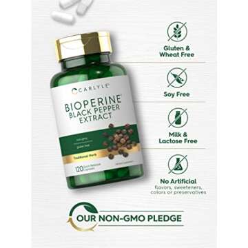 Carlyle Bioperine 10mg | Enhance Nutrient Absorption