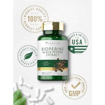 Carlyle Bioperine 10mg | Enhance Nutrient Absorption