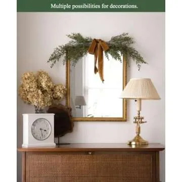 Laelfe 30Pcs Artificial Cedar Sprigs for Christmas Decor