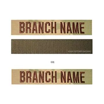 Customizable OCP Uniform Branch & Name Tape Options