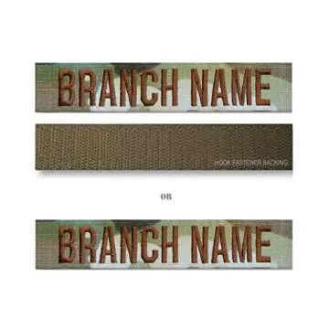 Customizable OCP Uniform Branch & Name Tape Options