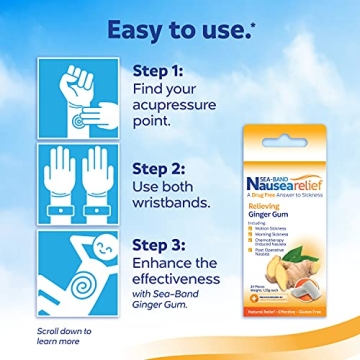 Sea-Band Anti-Nausea Wristband for Kids - Motion Relief