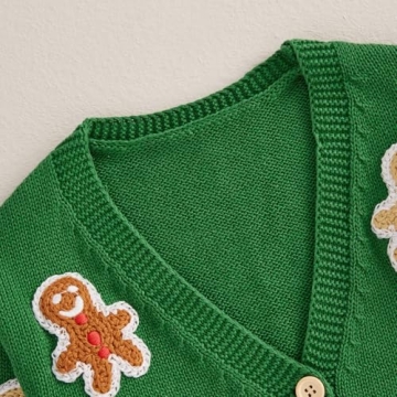 Adorable Toddler Christmas Knit Sweater for Girls