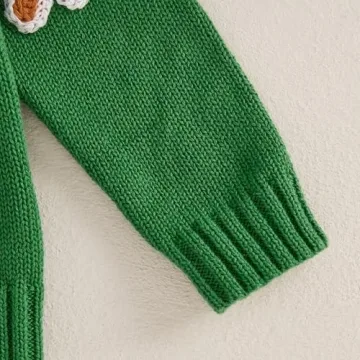 Adorable Toddler Christmas Knit Sweater for Girls