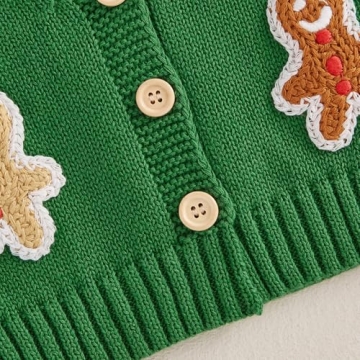 Adorable Toddler Christmas Knit Sweater for Girls