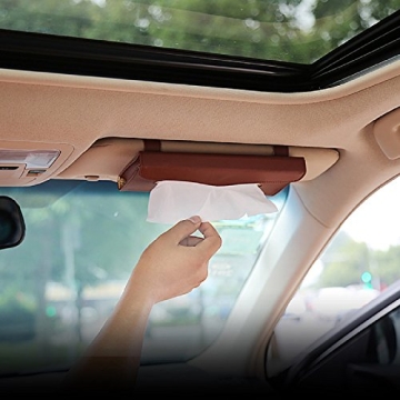 Stylish eJiasu Car Tissue Holder for Organized Driving
