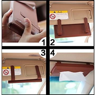 Stylish eJiasu Car Tissue Holder for Organized Driving