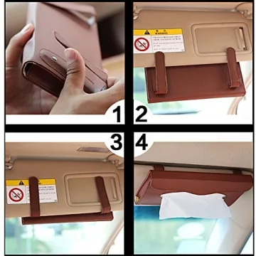 Stylish eJiasu Car Tissue Holder for Organized Driving