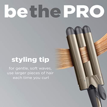 Transform Hair with INFINITIPRO 3 Barrel Curling Iron