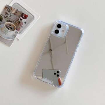 KEXAAR Designed for iPhone 11 Case Mirror Case with [Four Corner Guard Shockproof] Hard Mirror Back ...