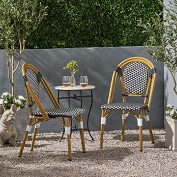 Gwendolyn French Bistro Outdoor Chairs Set of 2 - Elegant Design