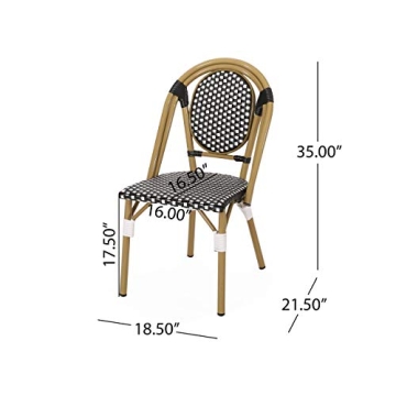 Gwendolyn French Bistro Outdoor Chairs Set of 2 - Elegant Design