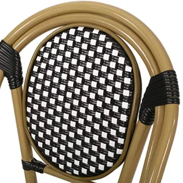 Gwendolyn French Bistro Outdoor Chairs Set of 2 - Elegant Design