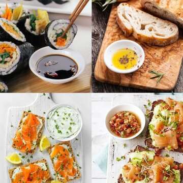 UIBFCWN Sauce Dish Dipping Bowls, 12 Pack Ceramic Dip Bowls Set, 1.2 Oz Soy Sauce Dish, White Dipping Bowls Bulk, Asian Sauce Bowls for Ketchup, BBQ, Condiments, Appetizer