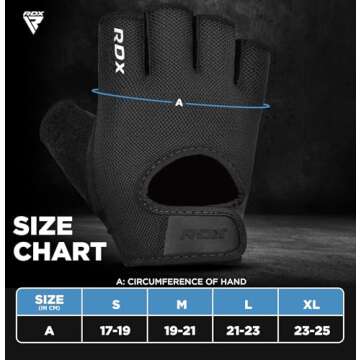 RDX Weight Lifting Gloves for Enhanced Gym Performance