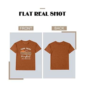 Farm Fresh Pumpkins T-Shirt for Women in Soft Cotton Blend