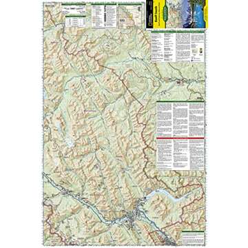 Banff South Map [Banff and Kootenay National Parks] (National Geographic Trails Illustrated Map, 900)