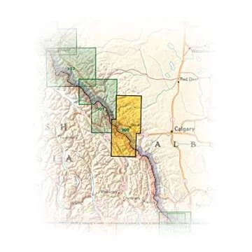Banff South Map for Adventure Seekers and Hikers