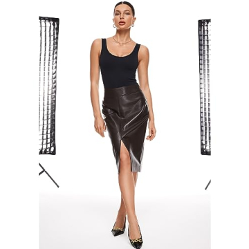 INLYRIC Women's Scoop Neck Sleeveless Bodysuit Slimming Fit