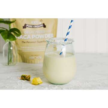 Organic Gelatinized Maca Powder (15 Ounce): Natural Plant Based, High Altitude Superfood, Vegan, Supports Energy and Vitality