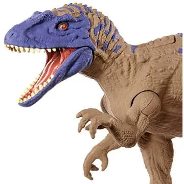 Jurassic World Dual Attack Concavenator Dinosaurs in Medium Size with Button-activated Dual Strike Action Moves Like Tail and Head Strikes